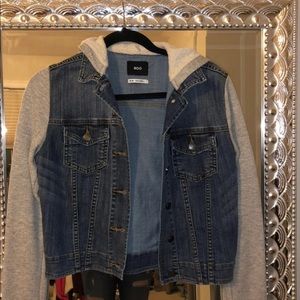Denim jacket hoodie